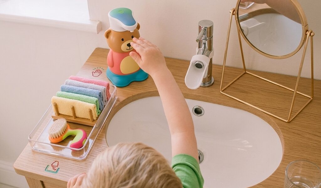Bagno per bambini: come organizzarlo per favorire l’autonomia